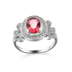 Rose Crystal & Cubic Zirconia Hola Butterfly Ring