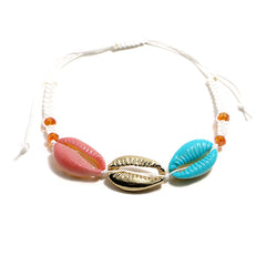 Mulitcolor Shell & 18K Gold-Plated Adjustable Bracelet
