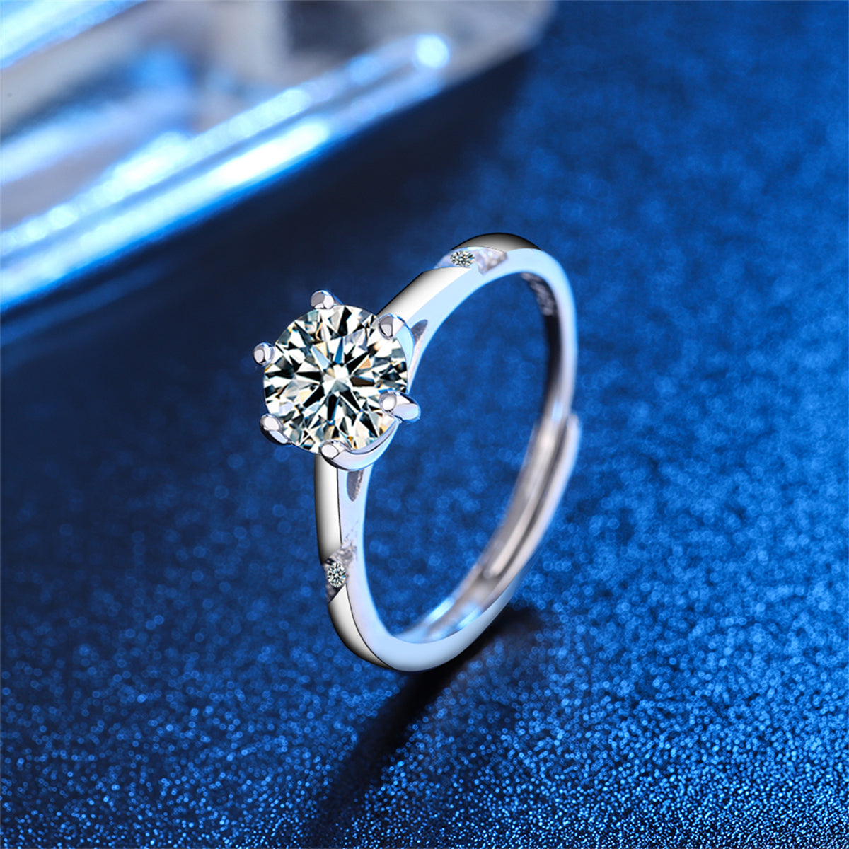Crystal and Cubic Zirconia Cocktail Ring, statement rings for women, elegant gift for her, lifestyle look