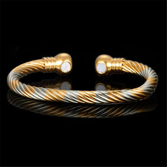 Two-Tone Twine Cuff