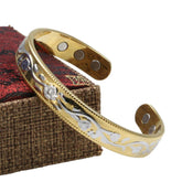 Two-Tone Floral Cuff