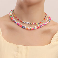 Howlite & Pearl 'Love' Layered Necklace