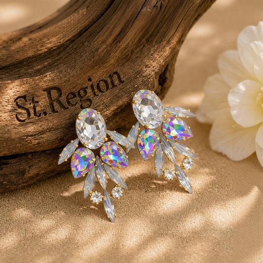 Crystal & Cubic Zirconia Drop Earrings