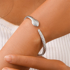 Stainless Steel Snake Cuff