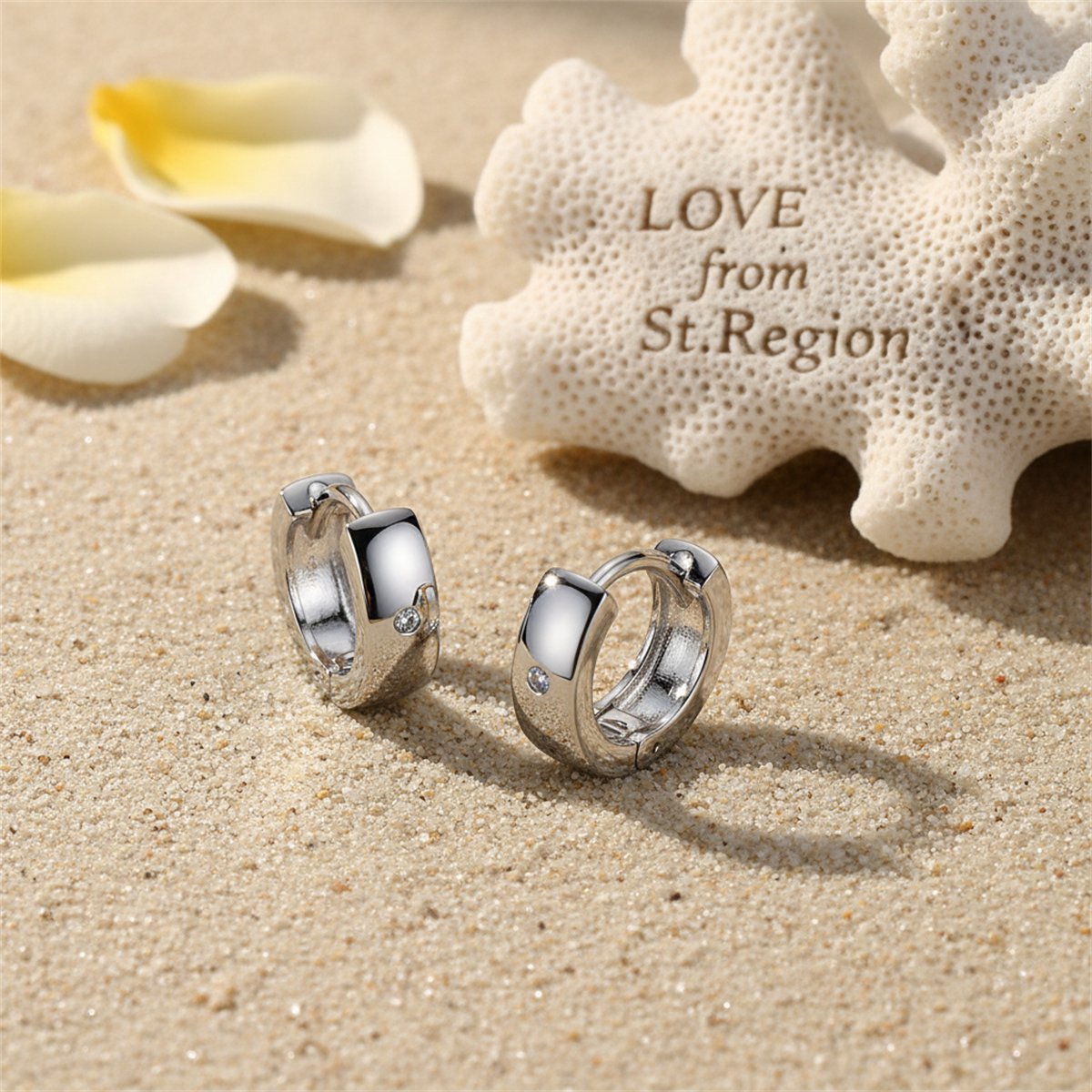 Cubic Zirconia and Silver-Plated Huggie Earrings, silver huggie earrings, vintage-inspired design, lifestyle look