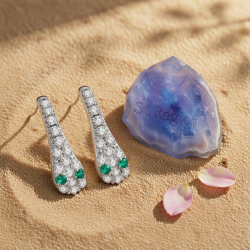 Cubic Zirconia and Silver-Plated Snake Drop Earrings, silver drop earrings for women, detail close-up