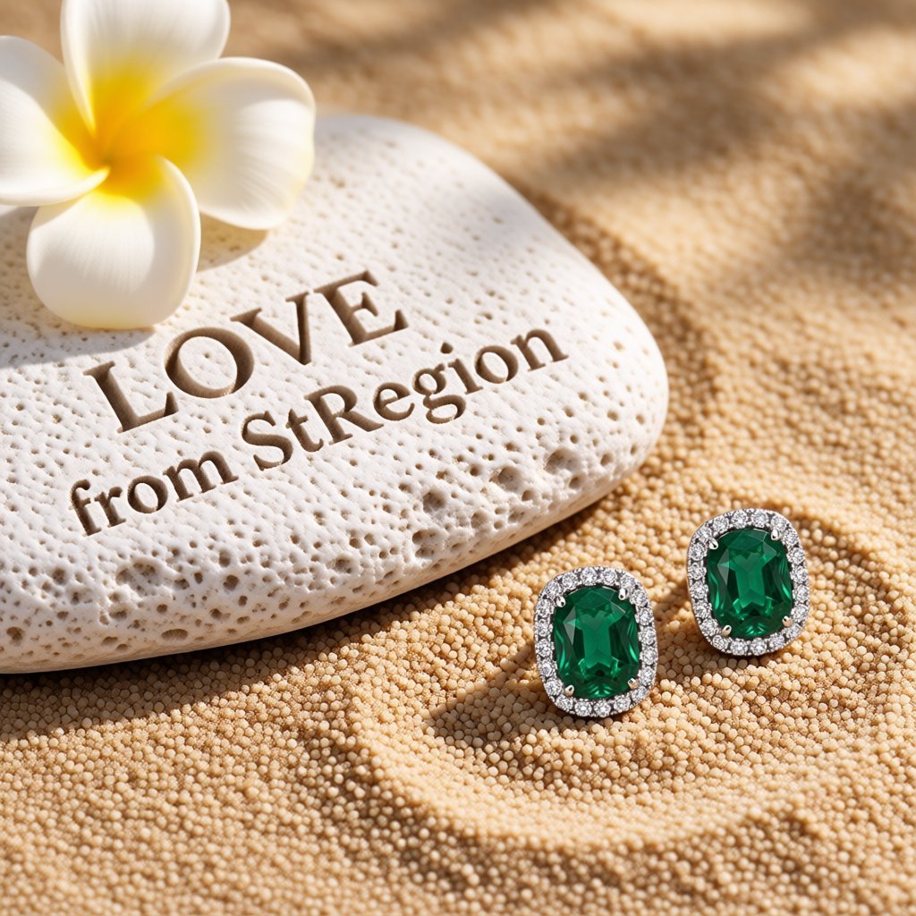 Green Crystal and Cubic Zirconia Halo Stud Earrings, stud earrings for women, vintage-inspired design, lifestyle look