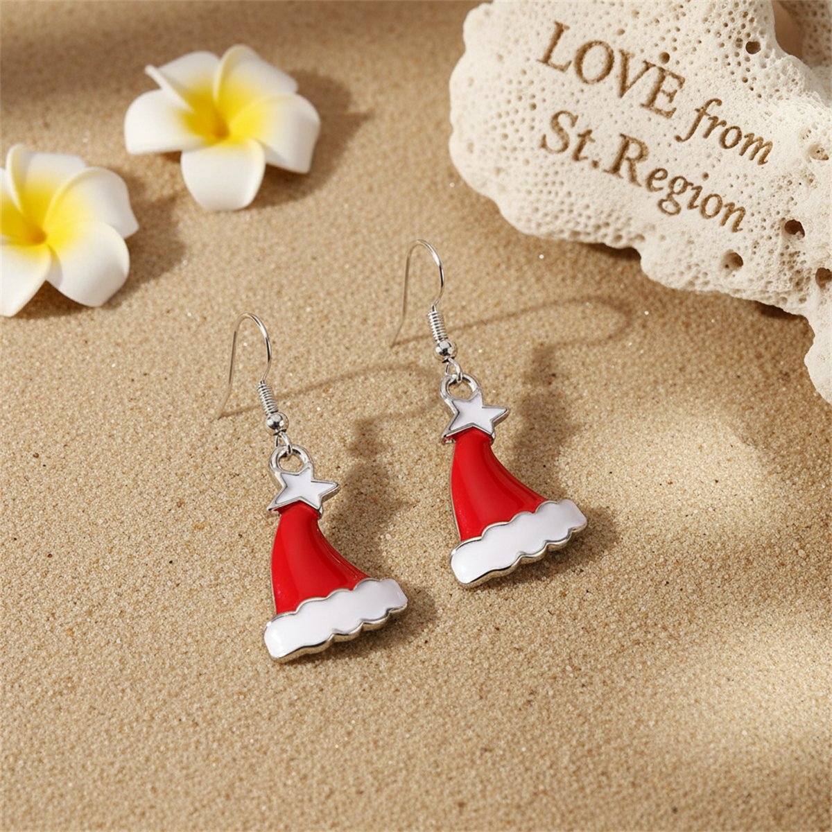 Silver-Plated Hat Drop Earrings, silver drop earrings for women, dainty minimalist design, lifestyle look