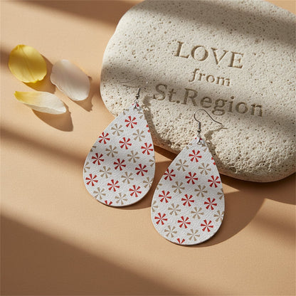 White Polystyrene and Silver-Plated Flowers Drop Earrings, silver drop earrings for women, botanical inspired, lifestyle look