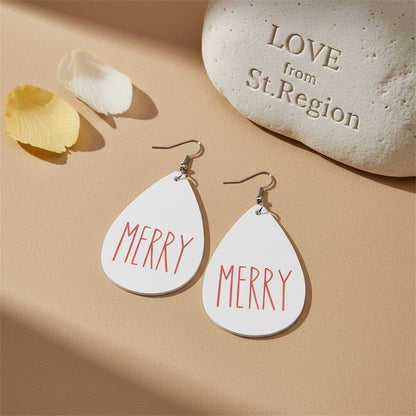 White and Silver-Plated 'Merry' Drop Earrings, silver drop earrings for women, everyday style, lifestyle look