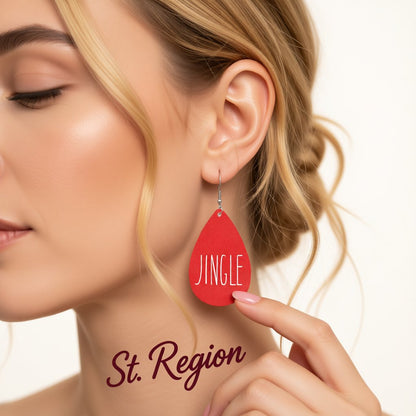 Orange and Silver-Plated 'Jingle' Drop Earrings, silver drop earrings for women, vintage-inspired design, styled look