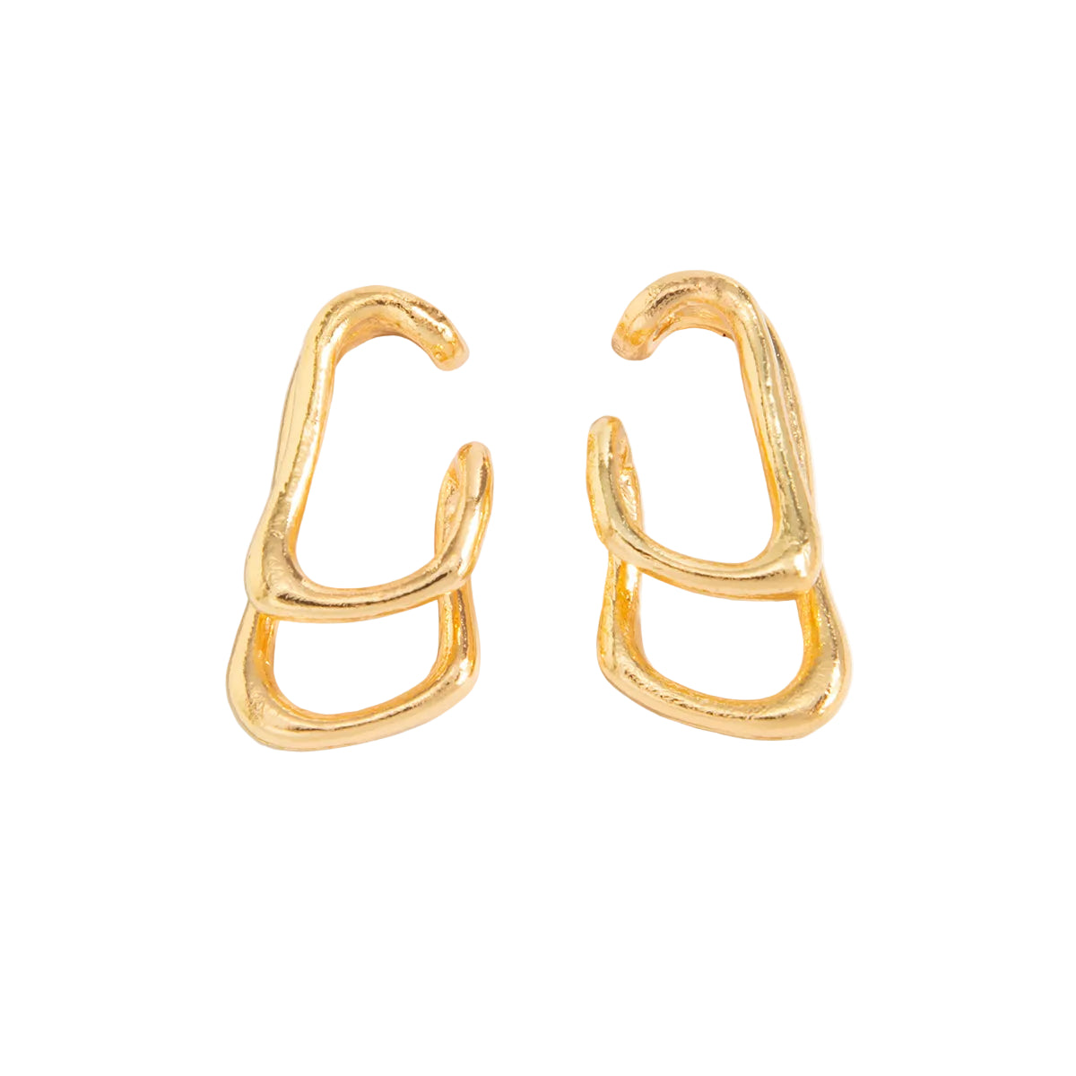 Goldtone Layered Ear Cuffs
