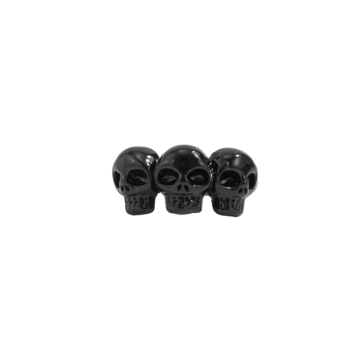 Blacktone Three-Skulls Ear Cuff