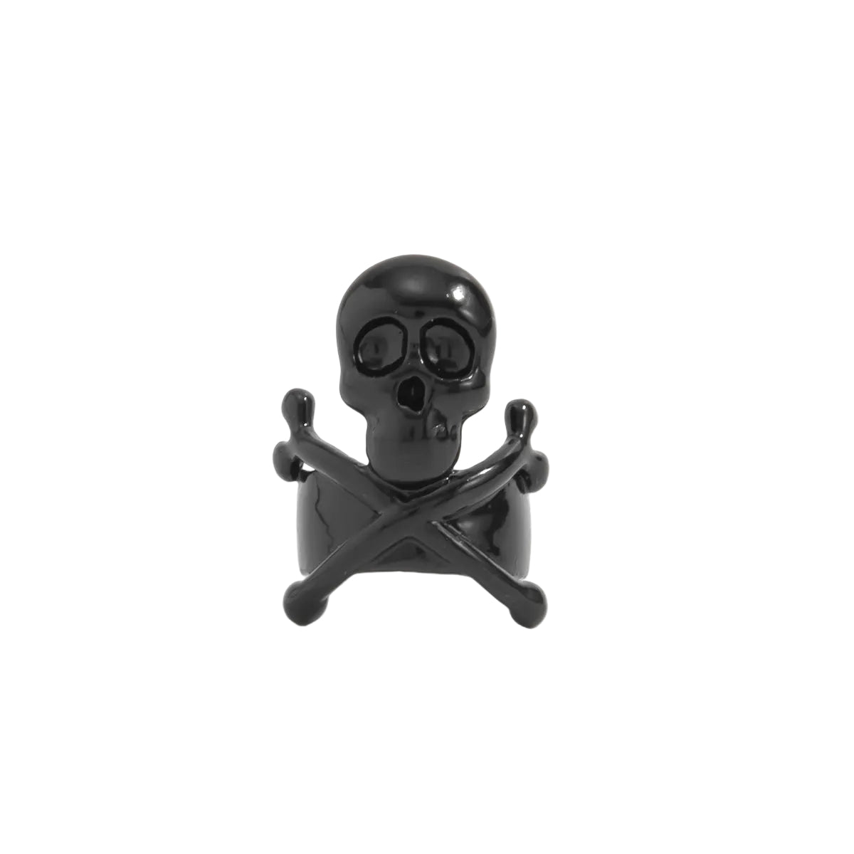 Blacktone Skull X Ear Cuff