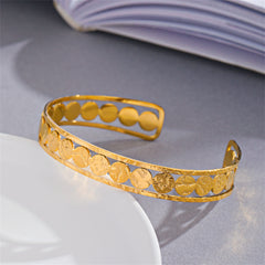 18K Gold-Plated Sequin Cuff