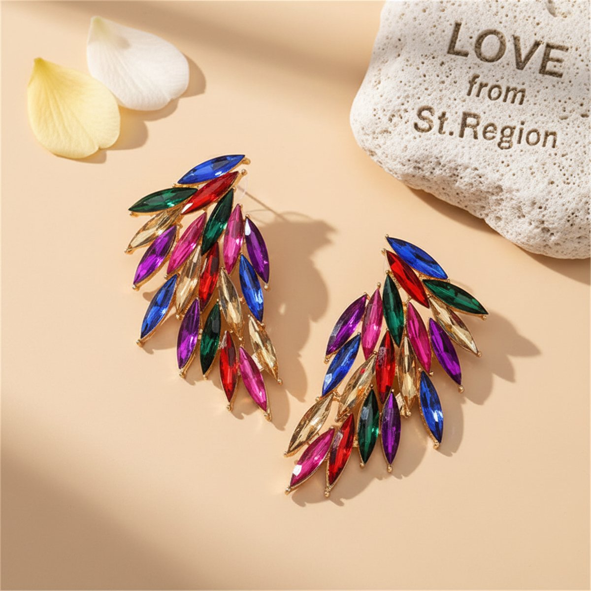 Crystal Botany Marquise-Cut Drop Earrings, drop earrings for women, everyday style, lifestyle look