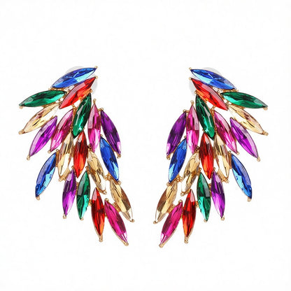 Crystal Botany Marquise-Cut Drop Earrings, drop earrings for women, everyday style, side view