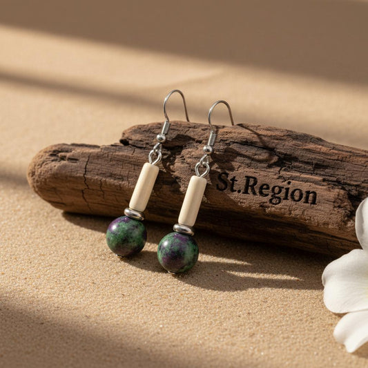 silver stud earrings for women St.Region