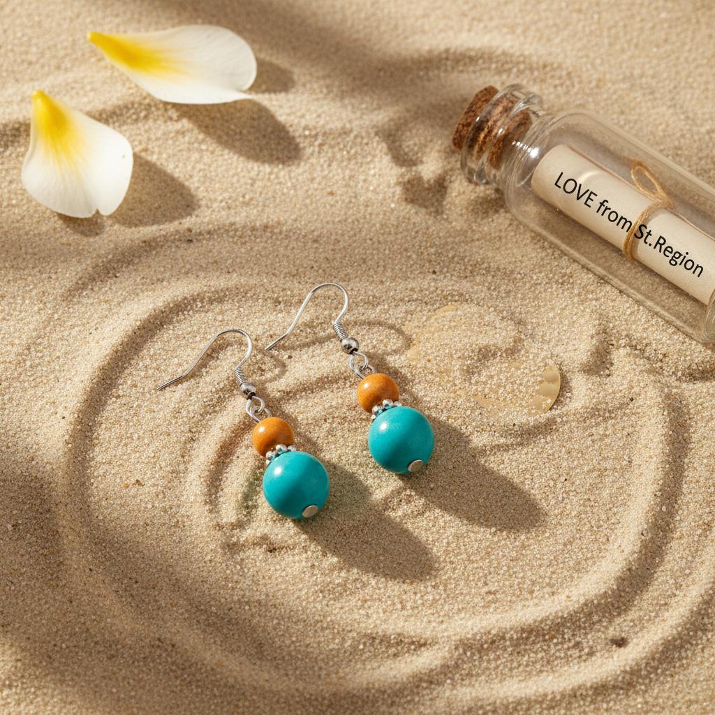 Orange and Blue Jade Silvertone ‌Gourd‌-Shape Hook Earrings, silver drop earrings for women, lifestyle look