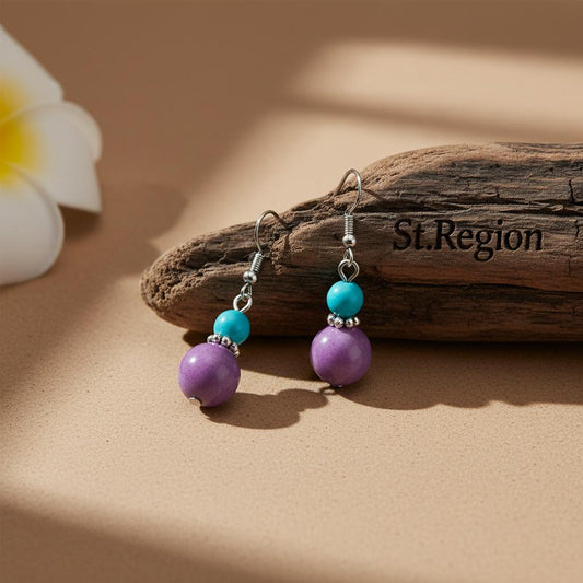 silver stud earrings for women St.Region