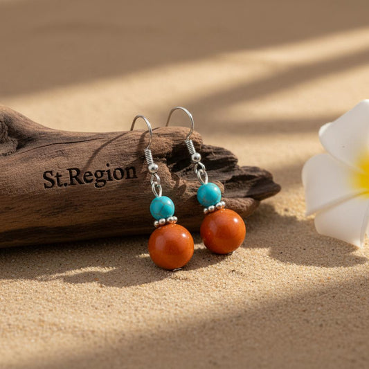 silver stud earrings for women St.Region