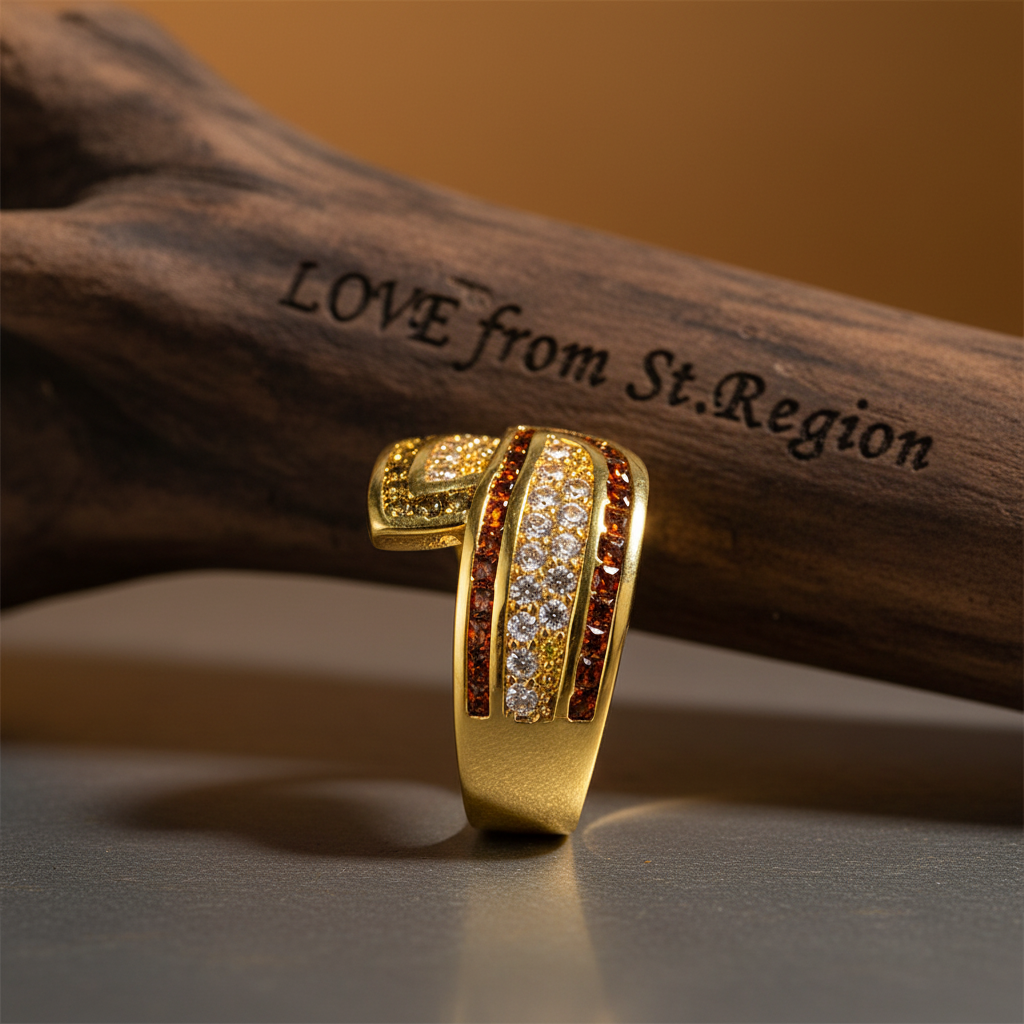 Crystal & Cubic Zirconia Princess-Cut Bypass Ring - Street Region