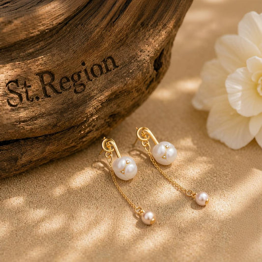 Cat's Eye & Cubic Zirconia 18K Gold-Plated Ball Ear Jackets