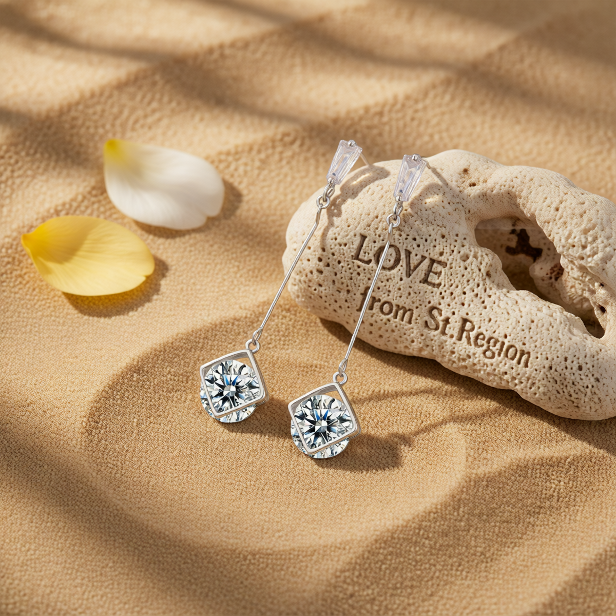 Crystal & Silver-Plated Round Drop Earrings