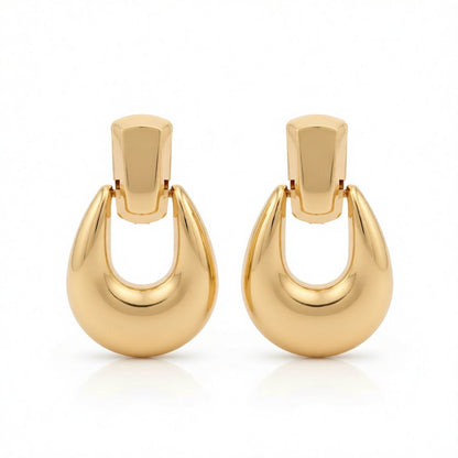 18K Gold-Plated Catch Drop Earrings