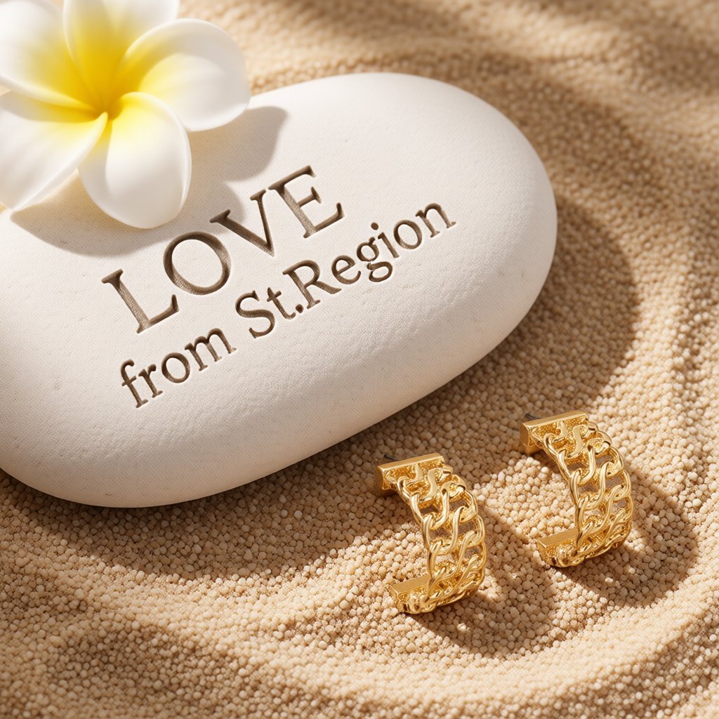 18K Gold-Plated Weaving Huggie Earrings, gold huggie earrings, elegant gift for her, lifestyle look
