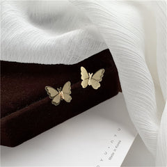 Chic 18K gold-plated butterfly earrings, a perfect blend of elegance and playfulness for any jewelry lover.