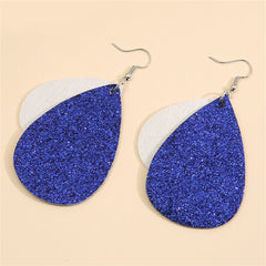 Blue Haunted House Drop Earrings