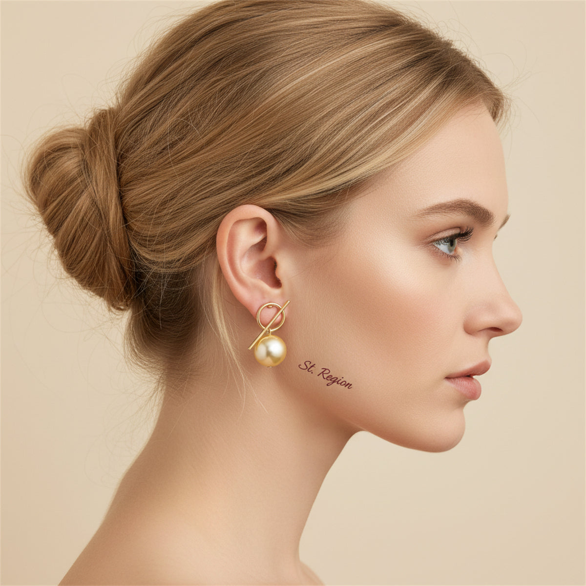 18K Gold-Plated Ball Drop Earrings - Street Region