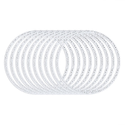 Silver-Plated Textured Bangle Set, jewelry gift sets for women, dainty minimalist design, styled look