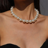 Pearl & Silver-Plated Necklace