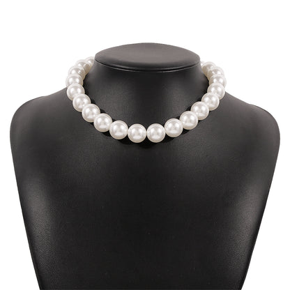 Pearl and Silver-Plated Necklace, silver pendant necklace for women, everyday style, styled look