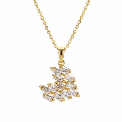 Crystal & 18K Gold-Plated Heart Pendant Necklace - Street Region