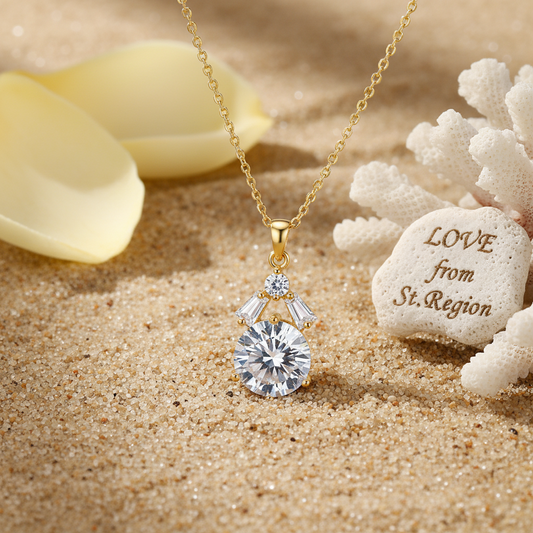 Crystal & Cubic Zirconia Geo Pendant - Street Region