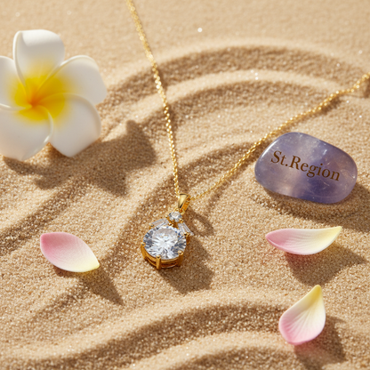Crystal & Cubic Zirconia Geo Pendant - Street Region