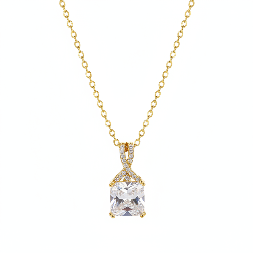 Crystal & Cubic Zirconia Pendant Necklace - Street Region