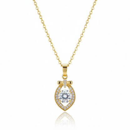 Crystal & Cubic Zirconia Eye Pendant Necklace - Street Region