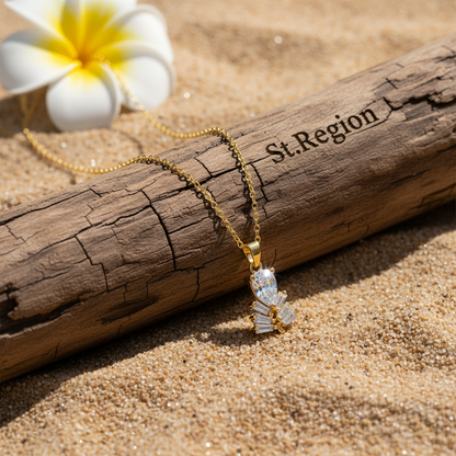 Crystal & 18K Gold-Plated Branch Pendant Necklace - Street Region