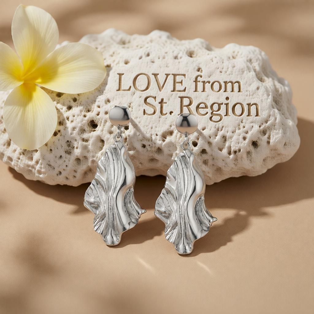 Silver-Plated Textured Drop Earrings, silver drop earrings for women, vintage-inspired design, lifestyle look