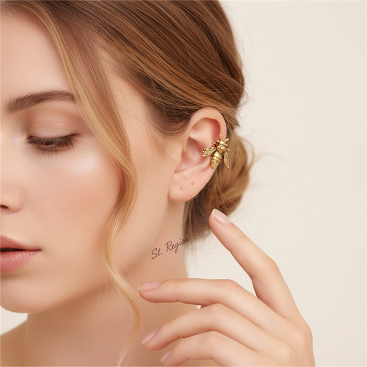 18K Gold-Plated Bee Ear Cuff
