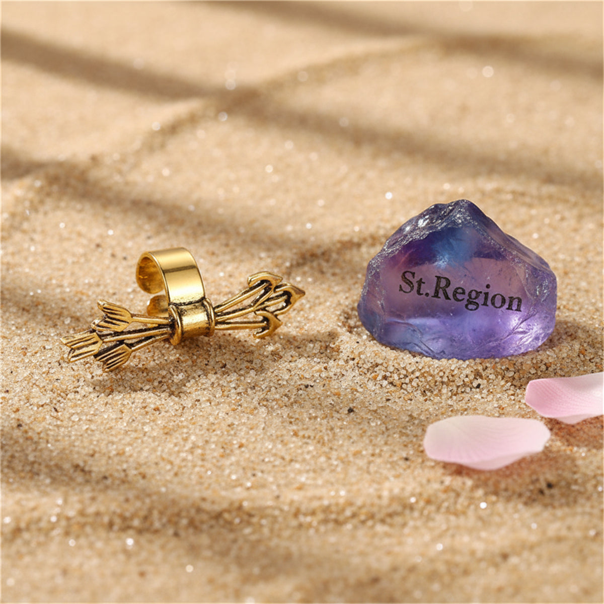 18K Gold-Plated Arrow Quiver Ear Cuff