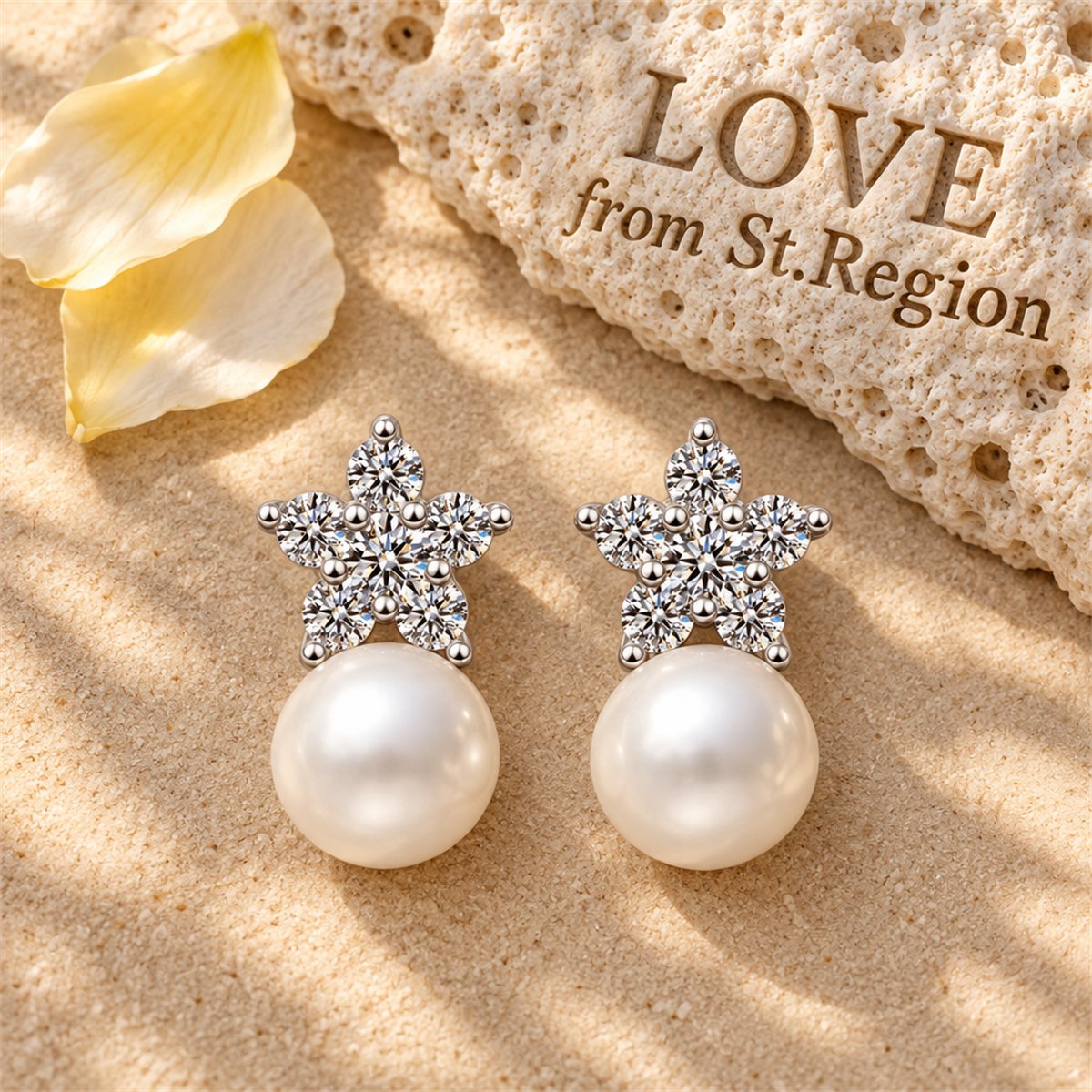 Cubic Zirconia and Pearl Plum Stud Earrings, stud earrings for women, vintage-inspired design, lifestyle look