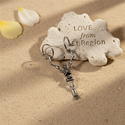 Blacktone Skeleton Ear Cuff