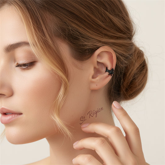 Blacktone Bat Ear Cuff