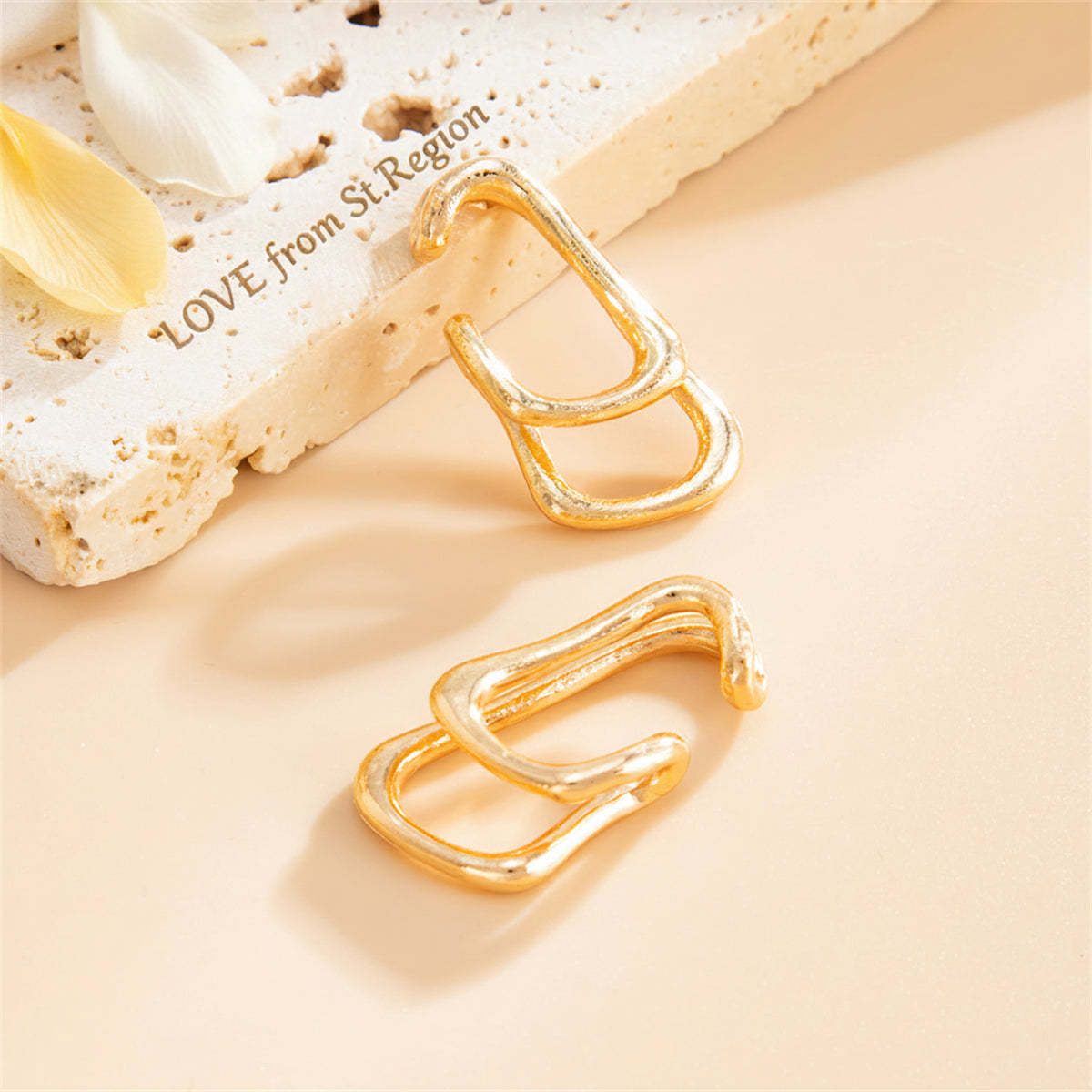 Goldtone Layered Ear Cuffs