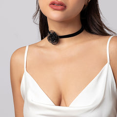 Black Rose Choker